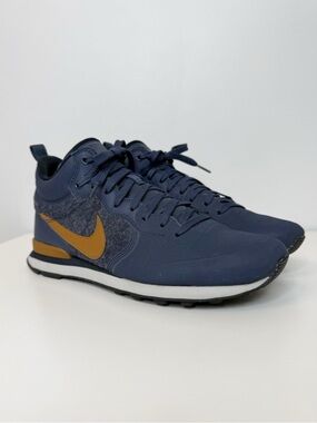 Nike Internationalist Utility Mid Top Sneaker Thunder Blue Men Size 9 857937-401